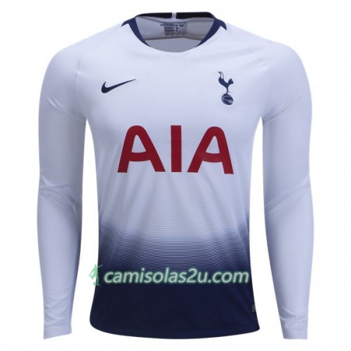 Camisolas de futebol Tottenham Hotspur Equipamento Principal 2018/19 Manga Comprida Camisolas de futebol Tottenham Hotspur Equipamento Principal 2018/19 Manga Comprida